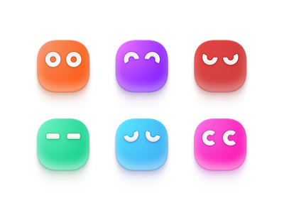 emoji 🍧 icons 3d aesthetic app icon blue clean design emoji emoticon figma green icons illustration minimal modern orange pink purple red shadows ui
