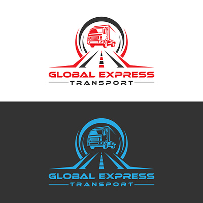 transport logo design graphic design logo typography vector