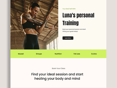 Personal Trainer Website Template branding fitness fitness website template graphic design gym ui personal trainer personal trainer website power ui pt website ui web design website website template wix website template wix websites