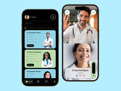 Doctor Consultation App clean consoltation doctor design doctor doctor consulation doctor finder minimal ui uiux