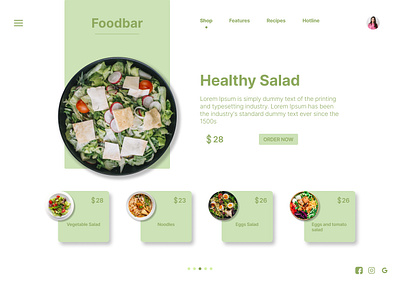 food web ui graphic design ui