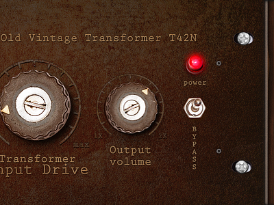 Eplex7 Old vintage transformer plugin T42N 60s analog simulation analog sound knobs music music production old design progra programming retro retro design sound design ui vintage vst plugin