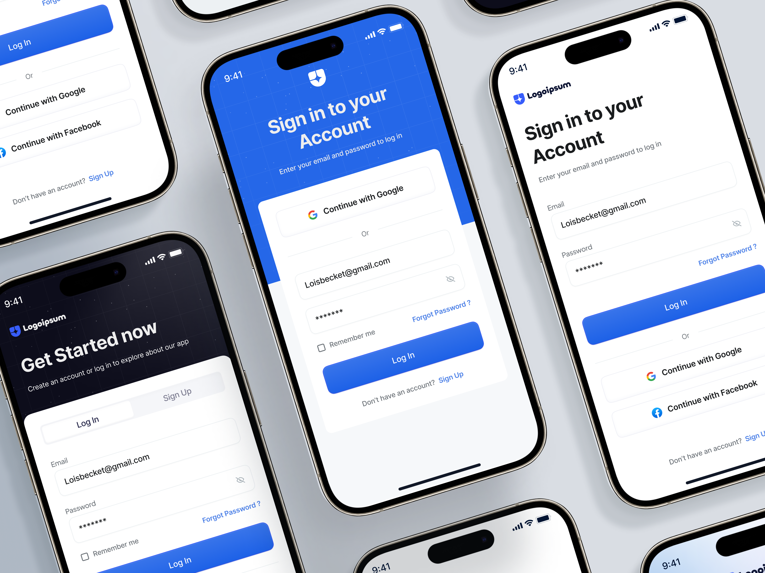 [Freebie] 20 Variants Login & Register Mobile animation app app mobile clean create account darkmode design freebie freebies gradients lightmode login minimalist mobile app onboarding register sign up signin ui