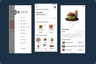 Food App design mobile app ui user experience user interface ux web design