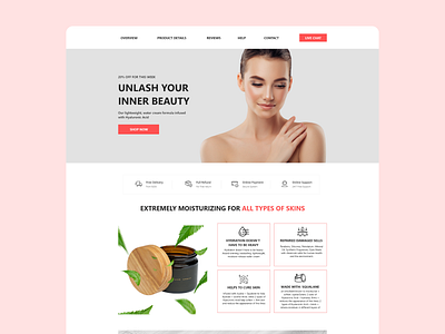 Single Product Landing Page Design design landing page single page ui ux web design wen page