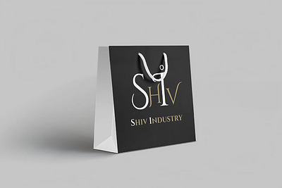 Shiv Industry Bag Design 3d branding logo ui