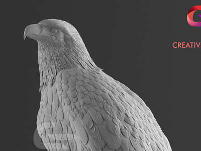 Eagle - 3D Character 3d 3d character 3d character design 3d character model 3d character printing 3d character rendering 3d character sculpting 3d design 3d model 3d modeling 3d rendering 3d printing 3d render 3d sculpting bird character designing eagle modeling sculpting visualization