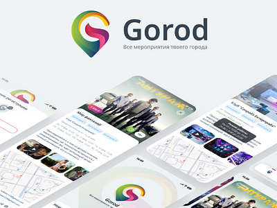 Gorod App app design ui ux