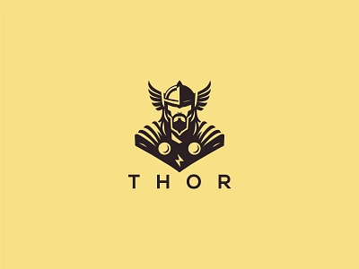 Thor Logo armor armour axe gaming logo hammer heroes illustration legend mythology nordic mythology odin scandinavian thor thor barbarian thor logo thor men thor warrior vallah warrior logo warrior thor