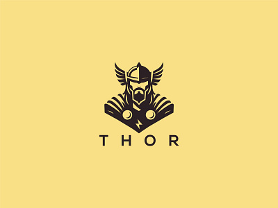 Thor Logo armor armour axe gaming logo hammer heroes illustration legend mythology nordic mythology odin scandinavian thor thor barbarian thor logo thor men thor warrior vallah warrior logo warrior thor