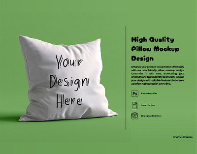 High Quality Pillow Mockup Design design home