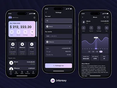 Mobile app: Crypto wallet bank crypto crypto wallet minimalism mobile app mobile app design product design ui ux uxuidesign
