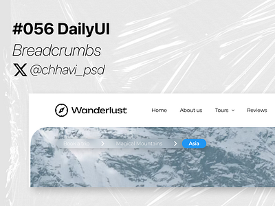 #056_DailyUI Breadcrumbs app breadcrumbs component dailyui design figma graphic design interface ui web web design website