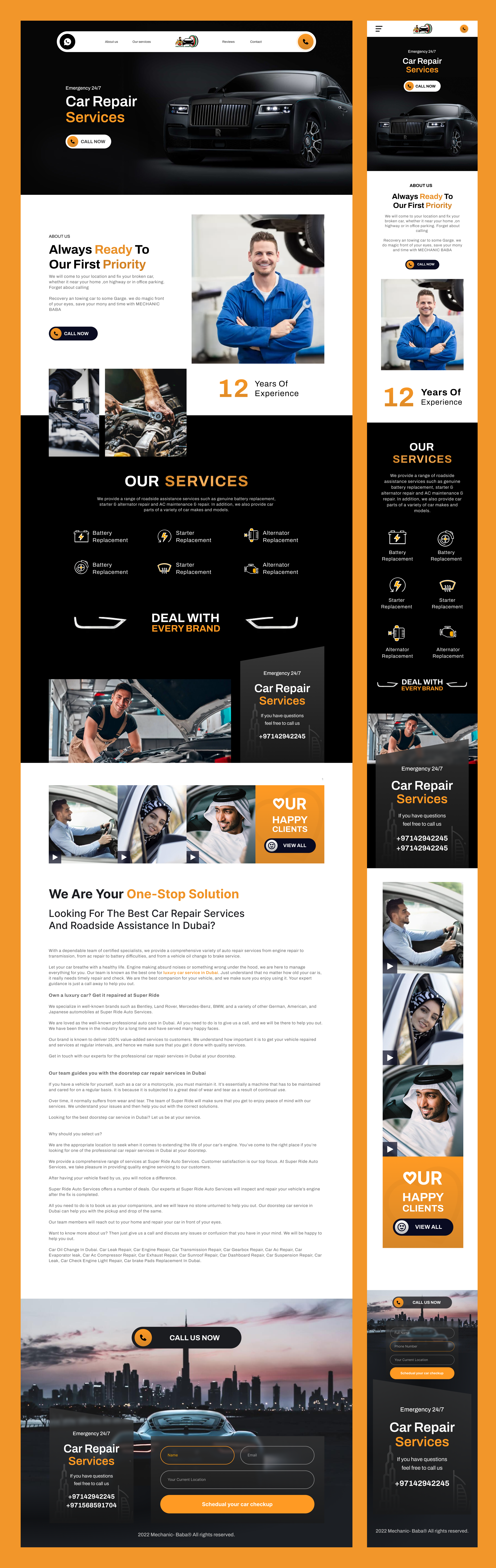 Example of Real Estate Website Design & Dev