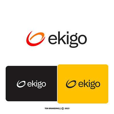 Ekigo Logo e commerce graphic design logo logo design market vector