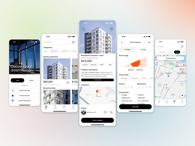 Marketplace for real estate search branding design for marketplace ios marketplace real estate ui uiux
