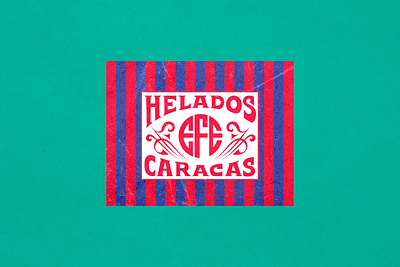 Helados Efe Logo replica 1926 branding graphic design illustration logo vector venezuela