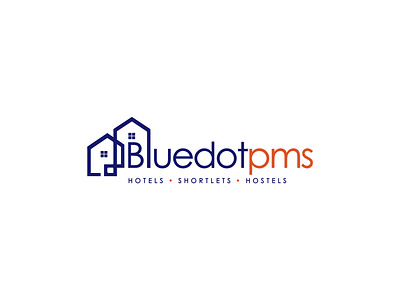 Bluedotpms Logo branding graphic design hoteling hotels logo logodesign