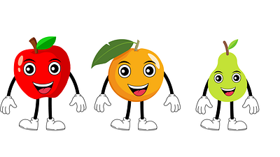 Fruity friends canva cartoon cartoon art fruit