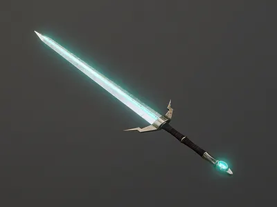 Fantasy sword 3D 3d blender fantasy