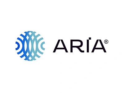 ARIA Logo Animation accessibility ai animated logo animation blind blind people braille brand brand identity branding design system disability landing page logo animation motion graphics smart glasses sound tech vision