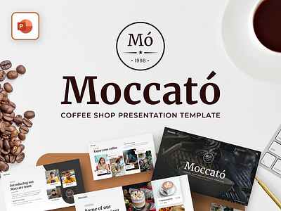 Moccato - Coffee Shop Presentation template business presentation clean presentation coffee coffee shop ppt presentation presentation template proposal project