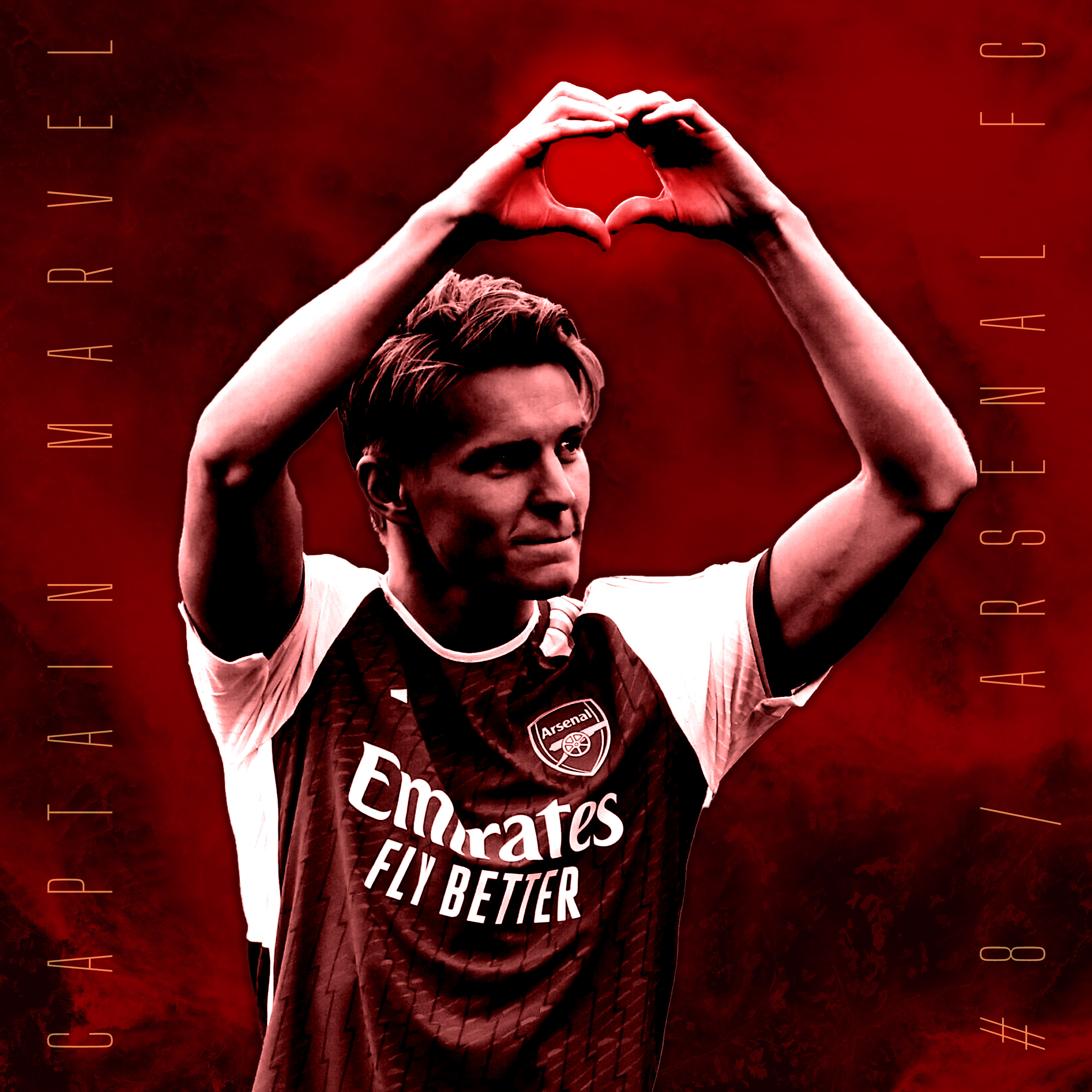 Talisman Project: Martin Ødegaard arsenal art design football football player gooners graphic design gunners illustration martin odegaard premier league soccer