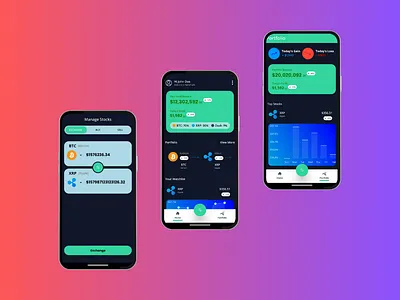 Alpha Trade React Native Theme app app designs apps crypto design react react native react native theme theme trading app design trending ui ui ux