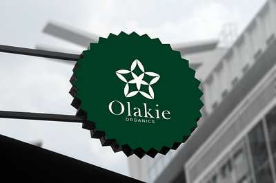 Olakie Brand Logo Design branding cosmetic brand logo design graphic design illustration letter logo logo logos logotype medicine logo modern logo organic typography ui ux vector y2k logo