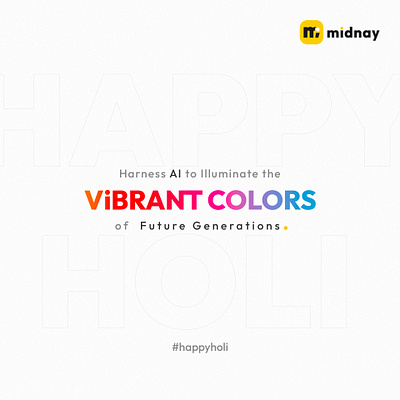 Holi Poster | Midnay branding graphic design