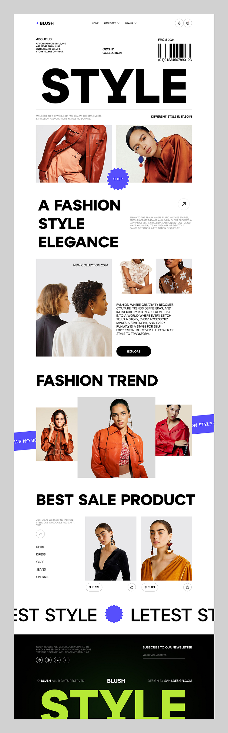 Fashion E-Commerce Website by Sahil Dobariya on Dribbble