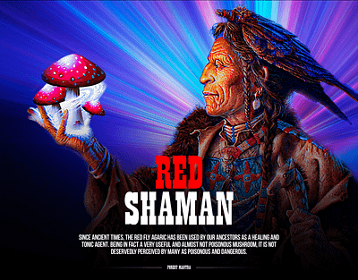 RED SHAMAN brand ed branding graphic design label label design logo packaging typography western