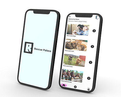 Rescue Palace branding design design thinking figma high fidelity logo low fidelity ux