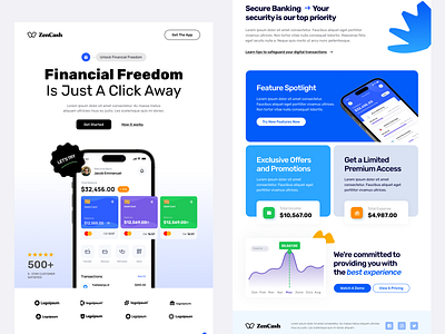 Digital Banking Email Newsletter banking design digital banking email design email marketing fintech graphic design newsletter visual design