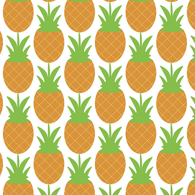 Pineapple Pattern Design art artwork brown colors cute design digital art fall fruit fun graphic design graphics illustration pattern pineapple seamless spring summer