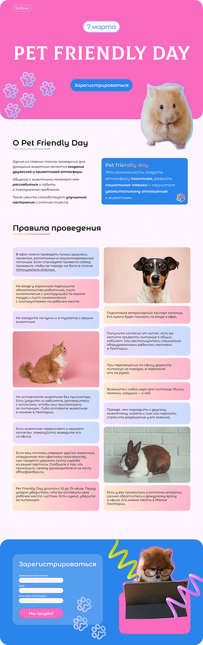 Pet Friendly Day - Branding branding campaign design event landing page typography ui visual