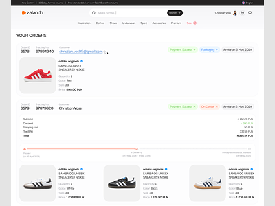 Order Details adidas busket crm e commerce invoice order details order history order list order summary корзина