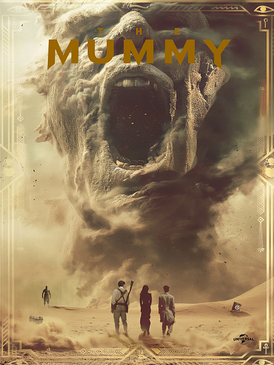 The Mummy 25th Anniversary design graphic design movie movie poster mummy posterredesign