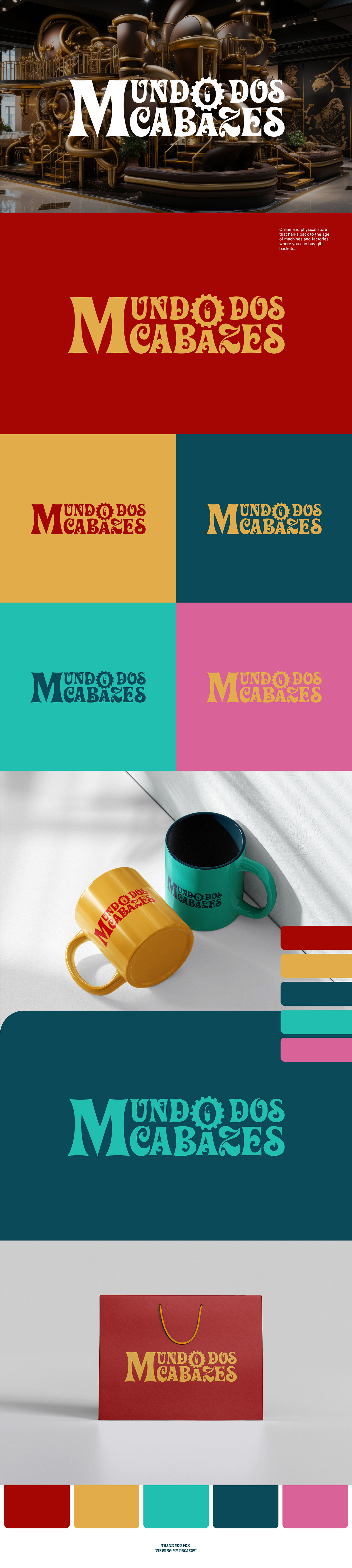 Mundo dos Cabazes - Visual Identity by Marta Peres Fernandes on Dribbble