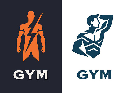 Gym logo 3d animation branding graphic design gym logo motion graphics ui