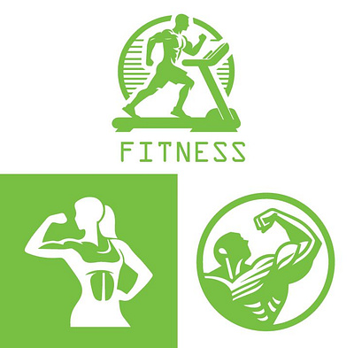 Fitness logo 3d animation branding fitness graphic design gym logo motion graphics ui