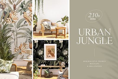 URBAN JUNGLE Walls & Mockups bundle mock ups frame mockup frame mockup bundle frame mockup scene frame wall mockup framed art mockup interior interior design mockup interior room mockup interior scene mockup stock images mockup stock photo stock photo bundle styled stock urban jungle walls mockups