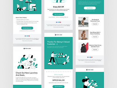 E-commerce Email Template - Retainful email automation email marketing email template minimal ui retainful uidesign uiux ux design web app design