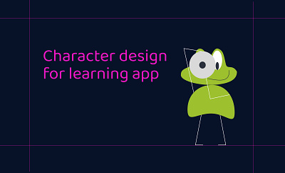Character design (mascot) for the app app character frog illustration mascot ui