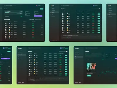 LSDx - Web 3 Dashboard UI blockchain clean dashboard data lists design ui design uiux ux vivid motion web 3 web app web design