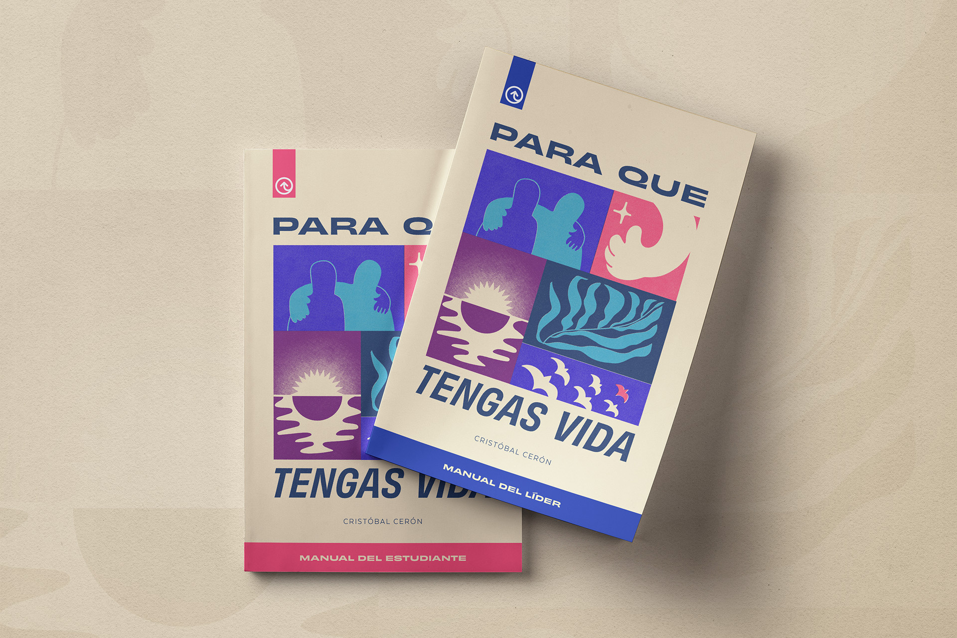 Para que tengas vida | Acceso Directo animation bible book cover graphic design illustration layout print social media youth