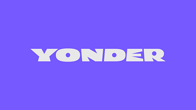 Yonder, Alternate Concept branding gummies logo logo design minimal product thc typography