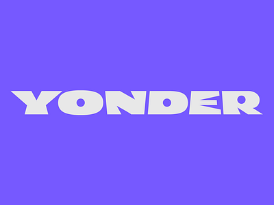 Yonder, Alternate Concept branding gummies logo logo design minimal product thc typography