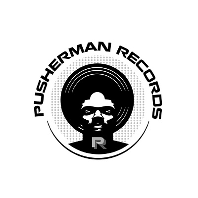 PUSHERMAN RECORDS LOGO DESIGN (PROJECT #17) 3d logo