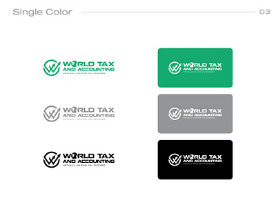 WORLD TAX BRANDING 3d branding logo